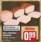 Bayr. Leberkäse-Aufschnitt Angebote von Wilhelm Brandenburg bei REWE Waiblingen für 0,99 €