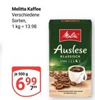 Kaffee Auslese Klassisch im Angebot bei GLOBUS in Worms Kaffee Auslese Klassisch Angebote von Melitta bei GLOBUS Worms für 6,99 €