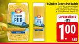 Genuss Pur Nudeln im EDEKA Prospekt Genuss Pur Nudeln von 3 Glocken im aktuellen EDEKA Prospekt für 1,00 €