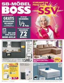 SB Möbel Boss Prospekt SCHRUMPFT DIE PREISE! mit  Seiten in Regis-Breitingen und Umgebung