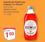 Aktuelles Bowle to go Erdbeere Angebot bei GLOBUS in Bochum ab 1,00 €