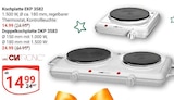 Kochplatte EKP 3582 Angebote von Clatronic bei GLOBUS Rostock für 14,99 €