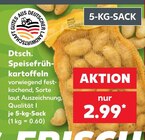 Kaufland Weingarten - Speisefrühkartoffeln Angebot im Prospekt Speisefrühkartoffeln bei Kaufland im Weingarten Prospekt für 2,99 €