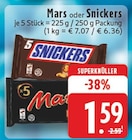 Mars oder Snickers bei EDEKA im Wachtendonk Prospekt für 1,59 €