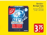 Geschirr-Reiniger Tabs im Angebot bei EDEKA in Ahaus Geschirr-Reiniger Tabs Angebote von EDEKA bei EDEKA Ahaus für 3,75 €