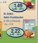 Gelier-Fruchtzucker im V-Markt Prospekt Gelier-Fruchtzucker von Dr. Oetker im aktuellen V-Markt Prospekt für 1,49 €