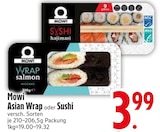 Asian Wrap oder Sushi Angebote von Mowi bei EDEKA München für 3,99 €