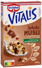 Vitalis Schoko Müsli oder Vitalis Müsli Angebote von Dr. Oetker bei REWE Hannover für 2,49 €