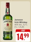 Irish Whiskey Angebote von Jameson bei EDEKA Pforzheim für 14,99 €