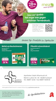 mea - meine apotheke Prospekt der Woche "Unsere September-Angebote" Seite 1, 01.09.2025 bis 30.09.2025 für Sulzbach Aktueller mea - meine apotheke Prospekt "Unsere September-Angebote" Seite 1 von 4 Seiten für Sulzbach