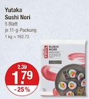 Aktuelle Sushi Angebote bei V-Markt in München Aktuelles Sushi Nori Angebot bei V-Markt in München ab 1,79 €