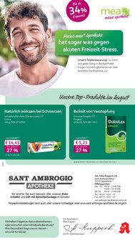 Aktueller mea - meine apotheke Prospekt "Unsere August-Angebote" Aktueller mea - meine apotheke Prospekt