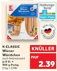 Wiener Würstchen Angebote von K-CLASSIC bei Kaufland Münster für 2,39 €