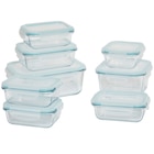 Lot 8 boîtes de conservation - CARREFOUR HOME à 17,99 € dans le catalogue Carrefour