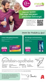 mea - meine apotheke Apotheken Prospekt der aktuellen Woche mit 4 Seiten, gültig von 01.04.2026 bis 30.04.2026, in Schönau und Umgebung Aktueller mea - meine apotheke Apotheken Prospekt in Schönau und Umgebung, "Unsere April-Angebote" mit 4 Seiten, 01.04.2026 - 30.04.2026