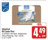 MSC Zander Filets im Angebot bei EDEKA in Bayreuth MSC Zander Filets Angebote von followfood bei EDEKA Bayreuth für 4,49 €