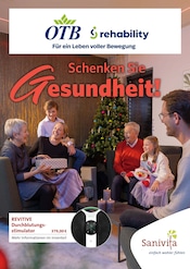 Aktueller OTB GmbH Sanitätshaus Prospekt in Erkner und Umgebung, "Schenken Sie Gesundheit!" mit 6 Seiten, 13.11.2024 - 31.01.2025