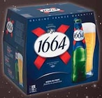 Bière Blonde - 1664 en promo chez Intermarché Garges-lès-Gonesse à 4,95 €