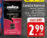 Espresso im Angebot bei EDEKA in Wermelskirchen Espresso Angebote von Lavazza bei EDEKA Wermelskirchen für 2,99 €