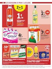 Promos Eau Minérale dans le catalogue "Vague de fraîcheur sur votre budget" de E.Leclerc Eau Minérale en promo dans le catalogue E.Leclerc à la page 60