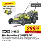 Aktuelles Akku-Rasenmäher „RY18LM37A-240“ Angebot bei toom Baumarkt in Rostock ab 299,99 €