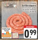 Frische Grillbratwurst bei E center im Velbert Prospekt für 0,99 €