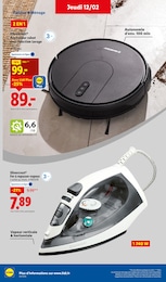 Offre Aspirateur Robot dans le catalogue Lidl du moment à la page 22