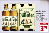 Helles Pülleken oder Pilsener Angebote von Veltins bei EDEKA Pirmasens für 3,79 €