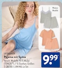 Pyjama mit Spitze von UP2FASHION im aktuellen ALDI SÜD Prospekt für 9,99 €