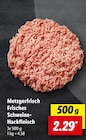 Aktuelles Frisches Schweine-Hackfleisch Angebot bei Lidl in Reutlingen ab 2,29 €