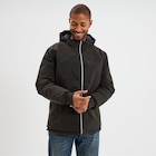 Blouson réversible à capuche zippé vert kaki homme en promo chez La Halle Blouson réversible à capuche zippé vert kaki homme dans le catalogue La Halle