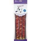 Aktuelles Dokas Hunde Snack 1 m Kaurolle aus Rinderhaut mit Ente 315 g Angebot bei Zookauf in Berlin ab 6,99 €