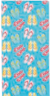 Drap de plage velours - TEX HOME en promo chez Carrefour Drap de plage velours - TEX HOME dans le catalogue Carrefour