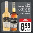 Rum oder Eierlikör Angebote von Pott bei EDEKA Dresden für 8,99 €