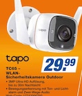 TC65 – WLAN-Sicherheitskamera Outdoor Angebote von tapo bei expert Goslar für 29,99 €