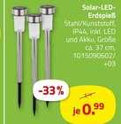 Solar-LED-Erdspieß Angebote bei ROLLER Flensburg für 0,99 €