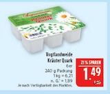 Aktuelles Kräuter Quark Angebot bei Marktkauf in Leipzig ab 1,49 €