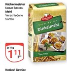 Unser Bestes Mehl Angebote von Küchenmeister bei GLOBUS Siegen für 1,11 €