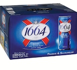 Biere Blonde 5.5° - 1664 en promo chez Super U Dunkerque à 6,59 €