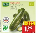 Aktuelles Bio Zucchini Angebot bei Netto Marken-Discount in Düsseldorf ab 1,29 €