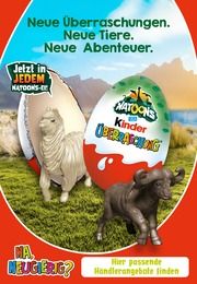 Ferrero Prospekt für Wimsheim mit 7 Seiten Ferrero Prospekt für Wimsheim: Neue Überraschungen. Neue Tiere. Neue Abenteuer., 7 Seiten, 12.09.2022 - 09.10.2022