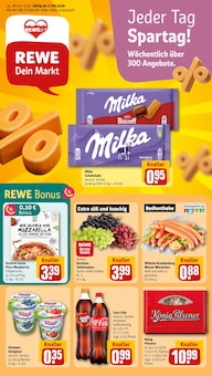 REWE Prospekt Dein Markt mit 32 Seiten
