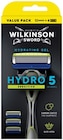 Drogerie im REWE Prospekt Hydro 5 Sensitive Rasierapparat + 4 Klingen von Wilkinson Sword im aktuellen REWE Prospekt für 12,99 €