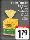 Bio Hafer oder Weizen Sandwich Angebote von Golden Toast bei E center Kaarst für 1,79 €