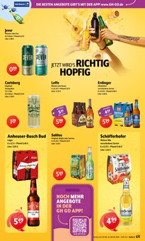 Bier im aktuellen Getränke Hoffmann Prospekt (Erkrath) Bier im Getränke Hoffmann Prospekt "Aktuelle Angebote" mit 9 Seiten (Erkrath)