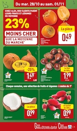 Promos Potimarron dans le catalogue "NOS NOUVEAUTÉS JUSQU’À -22% DE RÉDUCTION" de Aldi à la page 3
