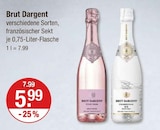 verschiedene Sorten, französischer Sekt von Brut Dargent im aktuellen V-Markt Prospekt für 5,99 €