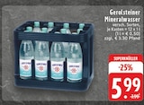 Mineralwasser Angebote von Gerolsteiner bei E center Bottrop für 5,99 €
