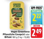 Pflanzliche Cevapcici im Angebot bei EDEKA in Heilbronn Pflanzliche Cevapcici Angebote von Greenforce bei EDEKA Heilbronn für 2,22 €