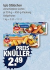 Iglo im V-Markt Prospekt Stäbchen von Iglo im aktuellen V-Markt Prospekt für 2,49 €